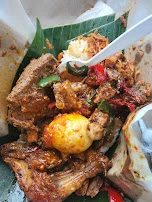 Nasi Bungkus Uduk Coconut Rice Wrapped in Banana Leaf